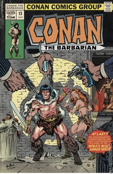 Cover art for Conan the Barbarian #13 SDCC
