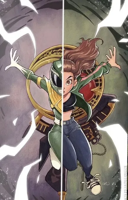 Cover art for Mighty Morphin Power Rangers: The Return #4 SDCC