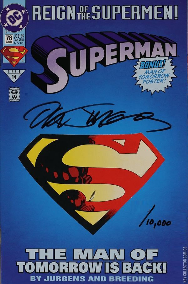 Superman #78 Published June 1993 | Key Collector Comics
