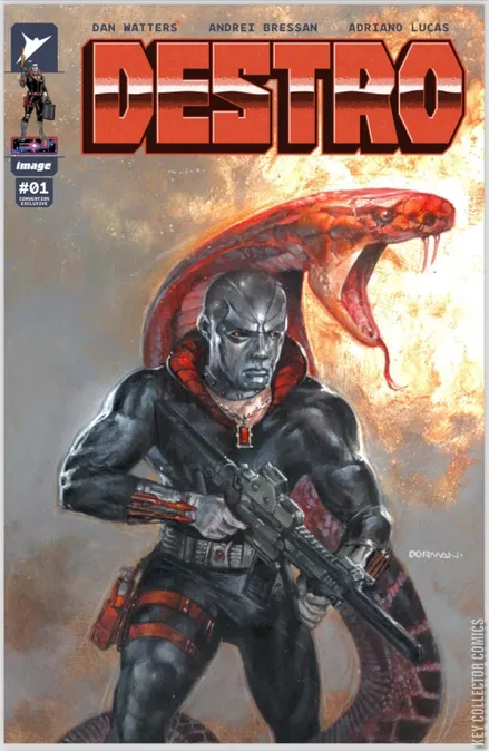 Cover art for Destro #1 SDCC