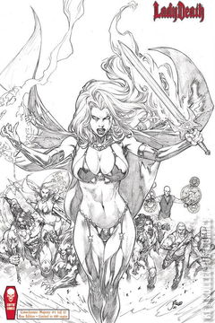 Variant Cover for Lady Death: Cataclysmic Majesty #1