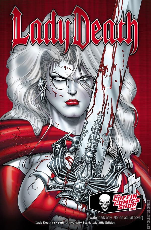 LADY DEATH: RECKONING buy #3 FRENCH EURO VARIANT CHROMIUM 1998