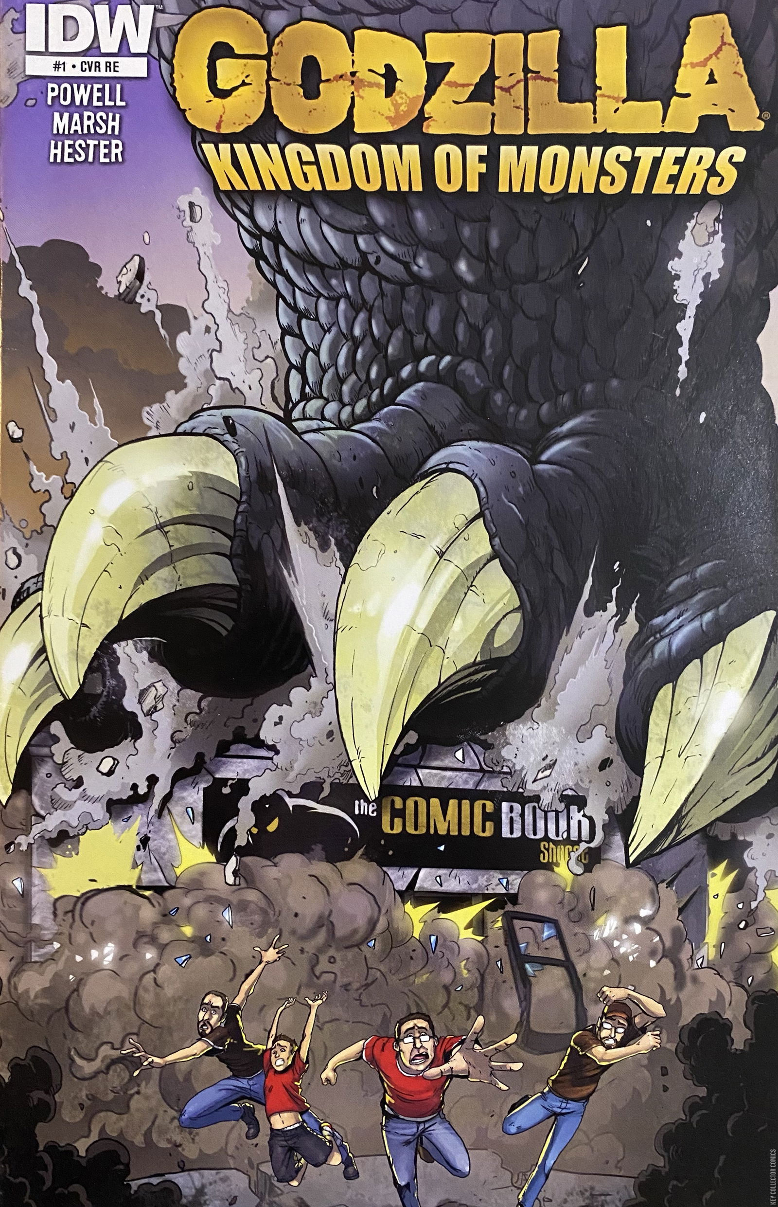 Variant Cover for Godzilla Kingdom of Monsters #1