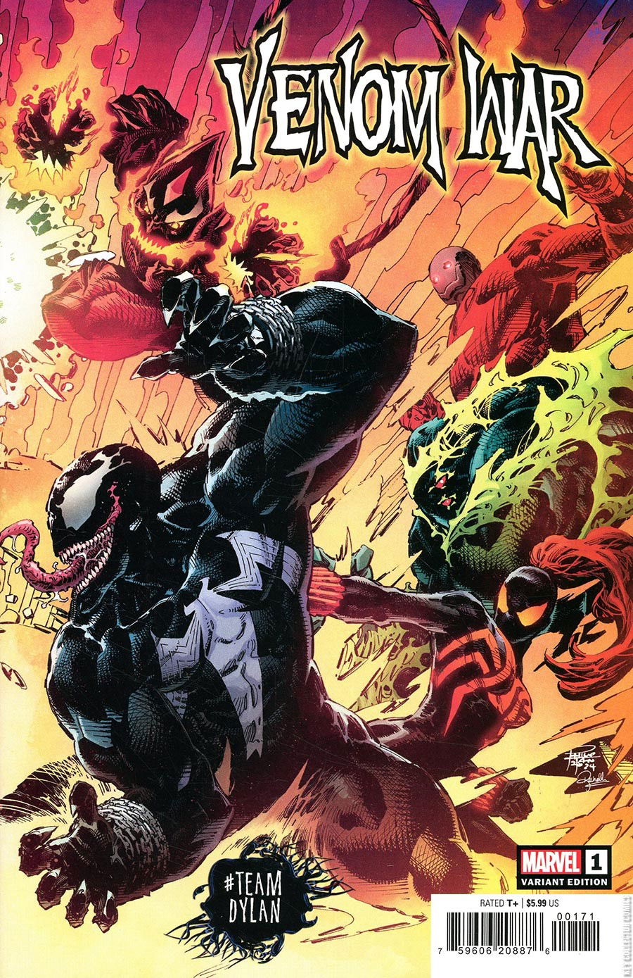 Variant Cover for Venom War #1