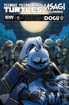 Variant Cover for Teenage Mutant Ninja Turtles / Usagi Yojimbo: WhereWhen #5