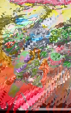 Variant Cover for Teenage Mutant Ninja Turtles / Usagi Yojimbo: WhereWhen #5