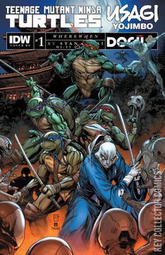 Variant Cover for Teenage Mutant Ninja Turtles / Usagi Yojimbo: WhereWhen #1