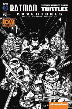Variant Cover for Batman / Teenage Mutant Ninja Turtles Adventures #5