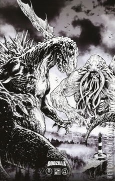 Variant Cover for Godzilla vs Cthulhu: Death May Die