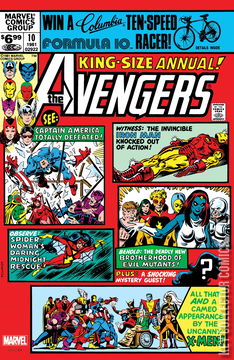 Variant Cover for Avengers Annual #10