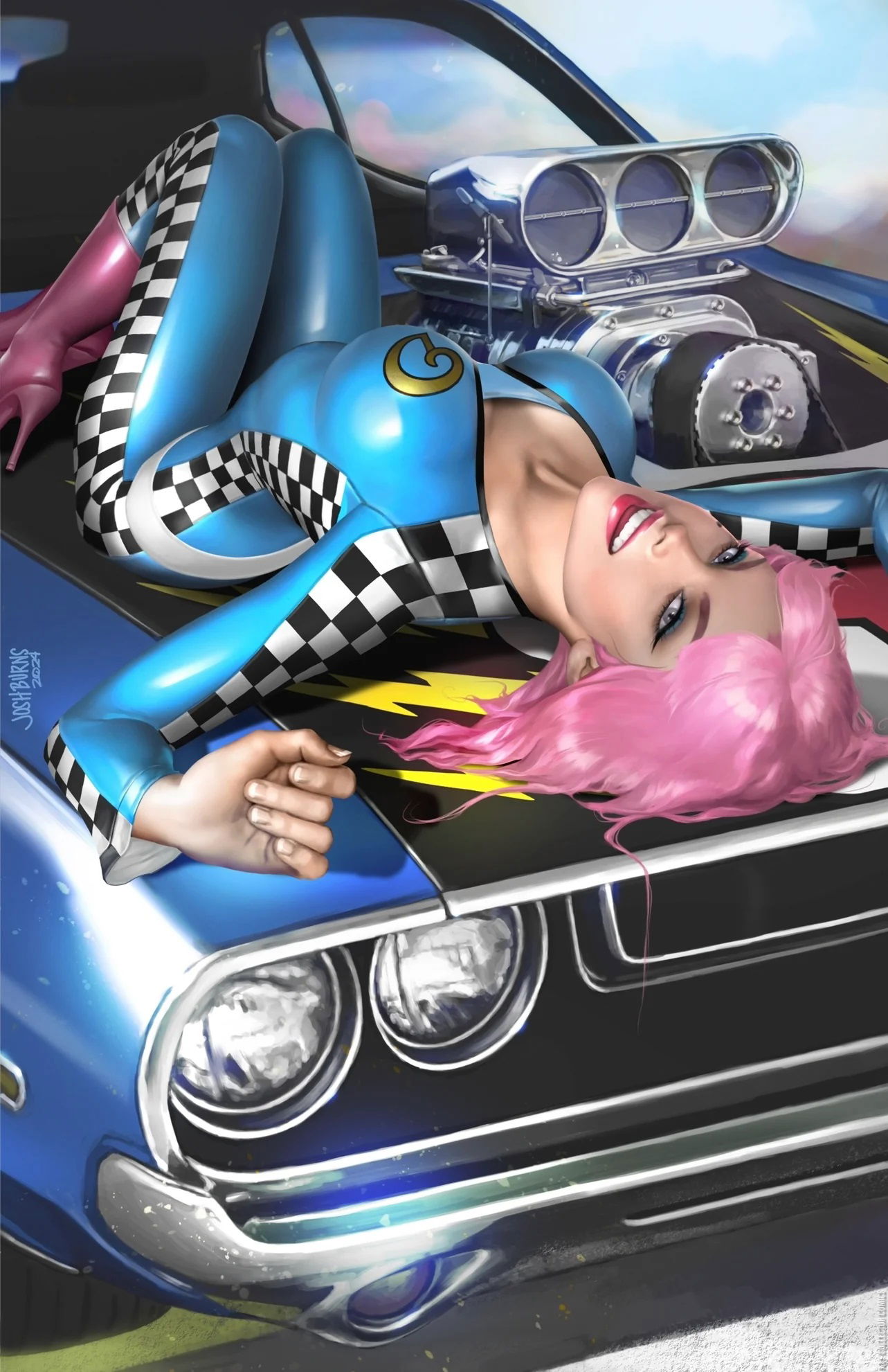 Variant Cover for Archie & Friends: Hot Rod Racing #1