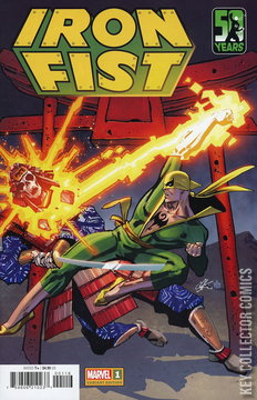 Variant Cover for Iron Fist 50th Anniversary Special #1