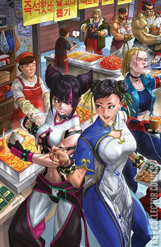 Variant Cover for Street Fighter Masters: Game Gals #1