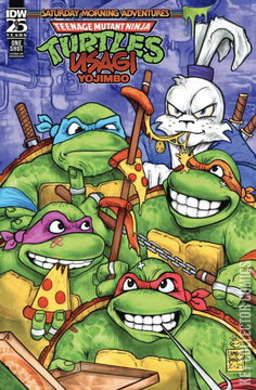 Variant Cover for Teenage Mutant Ninja Turtles / Usagi Yojimbo - Saturday Morning Adventures #1