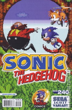 Variant Cover for Sonic the Hedgehog #240