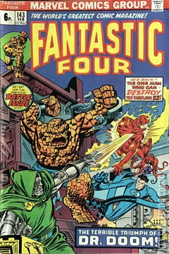 Variant Cover for Fantastic Four #143