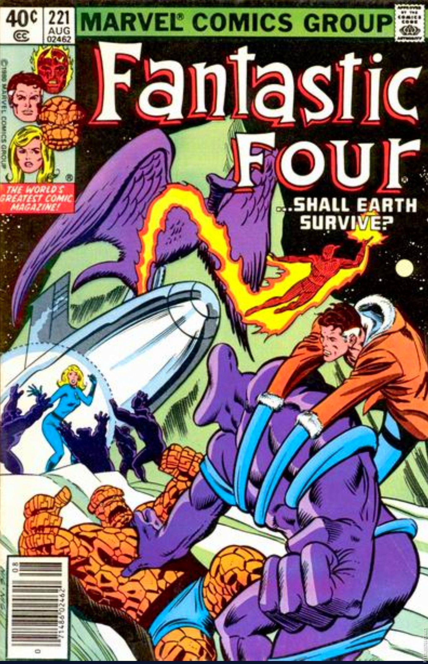 Variant Cover for Fantastic Four #221