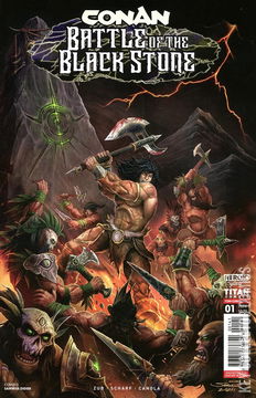 Variant Cover for Conan the Barbarian: Battle of the Black Stone #1