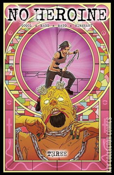 Variant Cover for No Heroine #3