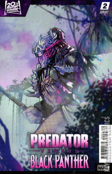 Variant Cover for Predator vs. Black Panther #2