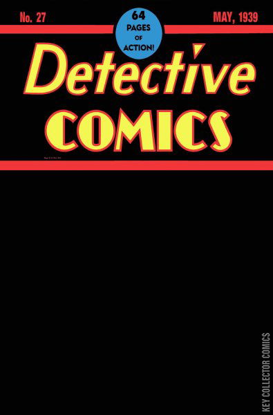 Cover art for Detective Comics #27 