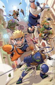 Variant Cover for Teenage Mutant Ninja Turtles / Naruto #1