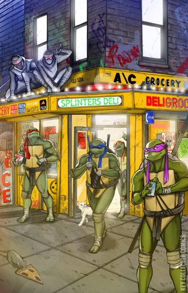 Cover art for Teenage Mutant Ninja Turtles #1 NYCC