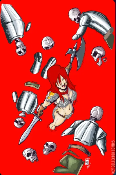Cover art for Red Sonja #14 NYCC