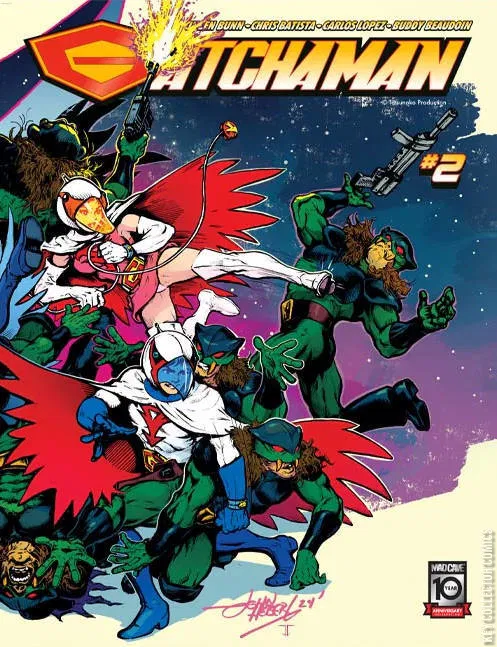 Cover art for Gatchaman #2 NYCC