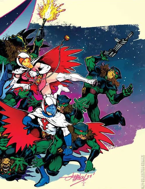 Cover art for Gatchaman #2 NYCC