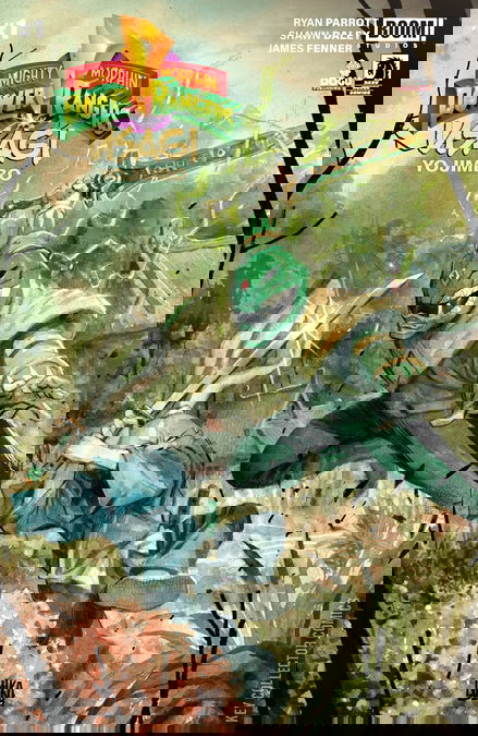 Cover art for Mighty Morphin Power Rangers / Usagi Yojimbo #1 