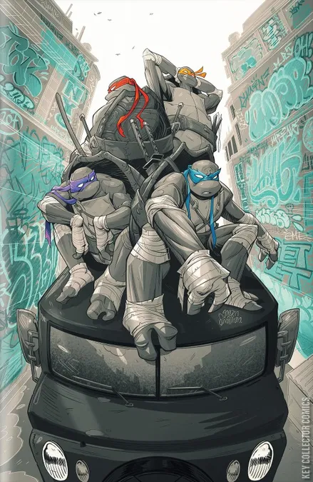 Cover art for Teenage Mutant Ninja Turtles #2 NYCC