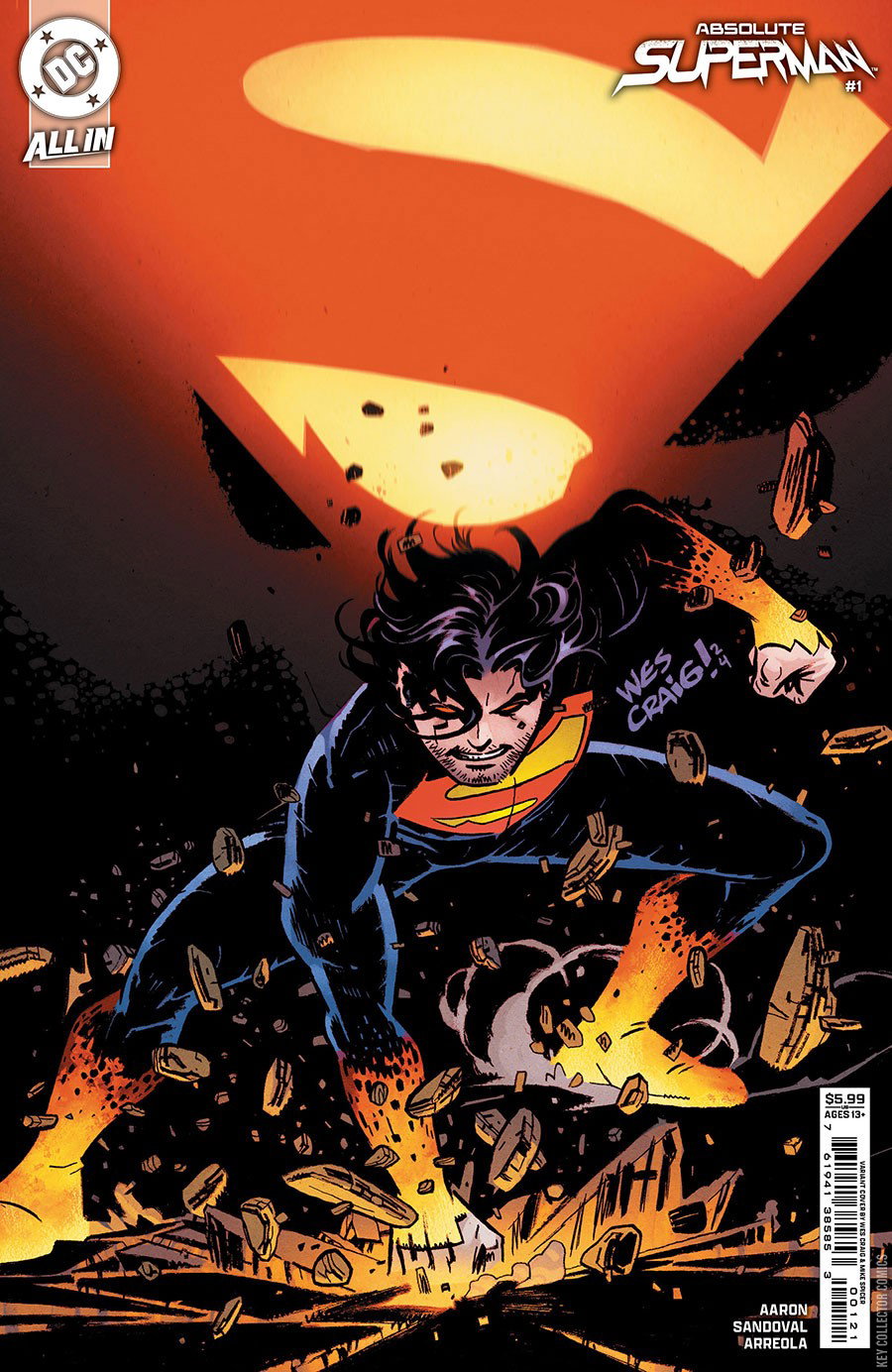 Absolute Superman #1 Published November 2024 | Key Col