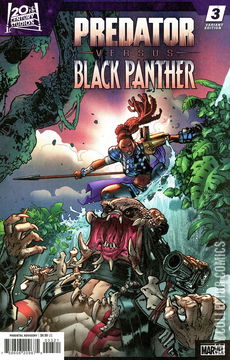 Variant Cover for Predator vs. Black Panther #3