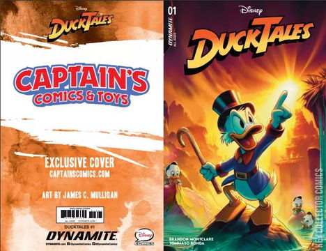 Variant Cover for DuckTales #1