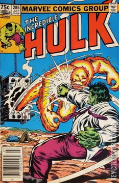 Variant Cover for Incredible Hulk #285