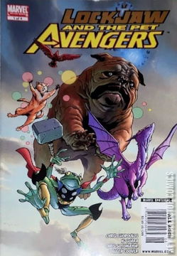 Variant Cover for Lockjaw and the Pet Avengers #1