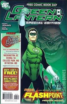 Variant Cover for Free Comic Book Day 2011: Green Lantern / Flashpoint Special Edition #1
