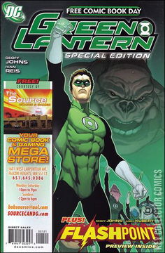 Variant Cover for Free Comic Book Day 2011: Green Lantern / Flashpoint Special Edition #1