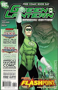 Variant Cover for Free Comic Book Day 2011: Green Lantern / Flashpoint Special Edition #1