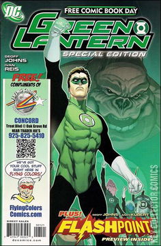 Variant Cover for Free Comic Book Day 2011: Green Lantern / Flashpoint Special Edition #1