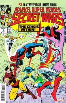 Variant Cover for Marvel Super Heroes Secret Wars #3