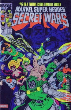 Variant Cover for Marvel Super Heroes Secret Wars #6