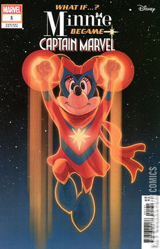 Variant Cover for What If...? Minnie Became Captain Marvel #1