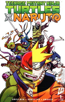 Variant Cover for Teenage Mutant Ninja Turtles / Naruto #1