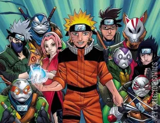 Variant Cover for Teenage Mutant Ninja Turtles / Naruto #1