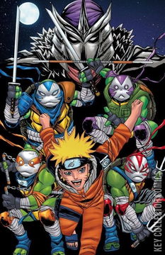Variant Cover for Teenage Mutant Ninja Turtles / Naruto #1