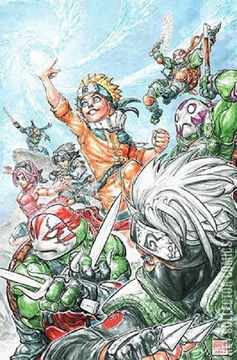 Variant Cover for Teenage Mutant Ninja Turtles / Naruto #1