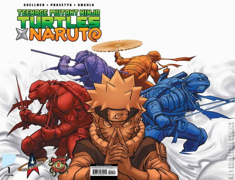 Variant Cover for Teenage Mutant Ninja Turtles / Naruto #1