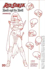 Variant Cover for Red Sonja: Death and the Devil #4
